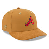 海外取寄 ニューエラ ティンバーランド キャップ PC59FIFTY アトランタ ブレーブス MLB PRE-CURVED FITTED CAP WHEAT