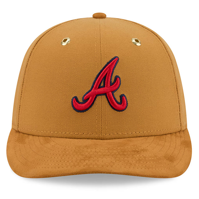 海外取寄 ニューエラ ティンバーランド キャップ PC59FIFTY アトランタ ブレーブス MLB PRE-CURVED FITTED CAP WHEAT