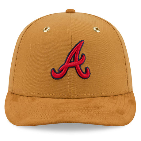 海外取寄 ニューエラ ティンバーランド キャップ PC59FIFTY アトランタ ブレーブス MLB PRE-CURVED FITTED CAP WHEAT