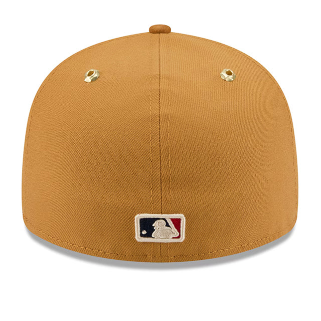 海外取寄 ニューエラ ティンバーランド キャップ PC59FIFTY アトランタ ブレーブス MLB PRE-CURVED FITTED CAP WHEAT
