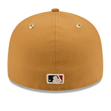 海外取寄 ニューエラ ティンバーランド キャップ PC59FIFTY アトランタ ブレーブス MLB PRE-CURVED FITTED CAP WHEAT