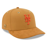 海外取寄 ニューエラ ティンバーランド キャップ PC59FIFTY ニューヨーク メッツ MLB PRE-CURVED FITTED CAP WHEAT