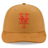 海外取寄 ニューエラ ティンバーランド キャップ PC59FIFTY ニューヨーク メッツ MLB PRE-CURVED FITTED CAP WHEAT