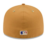 海外取寄 ニューエラ ティンバーランド キャップ PC59FIFTY ニューヨーク メッツ MLB PRE-CURVED FITTED CAP WHEAT
