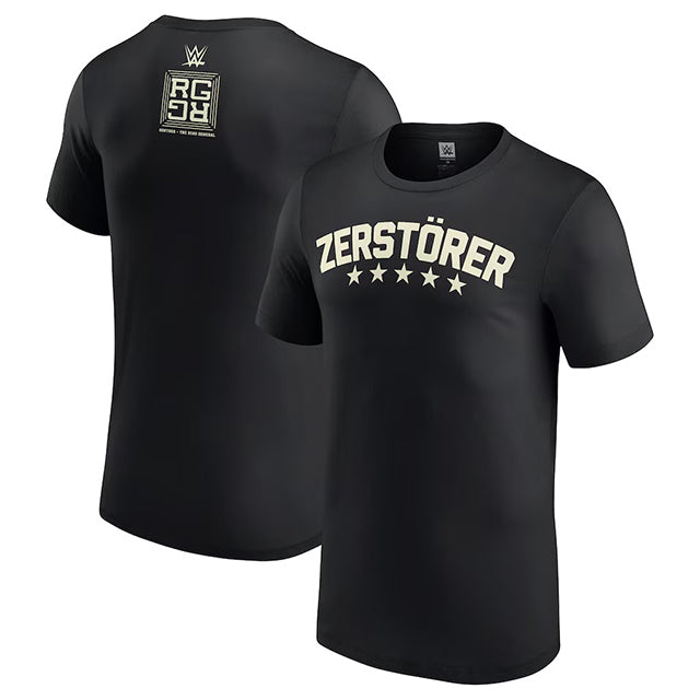 グンターモデル ジョン シナ引退試合 海外取寄 WWE AUTHENTIC Tシャツ ZERSTORER T-SHIRT BLACK