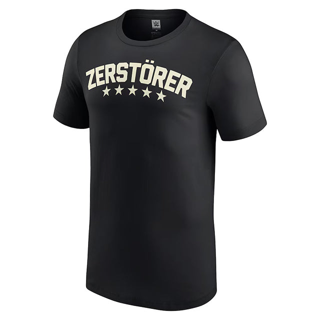 グンターモデル ジョン シナ引退試合 海外取寄 WWE AUTHENTIC Tシャツ ZERSTORER T-SHIRT BLACK