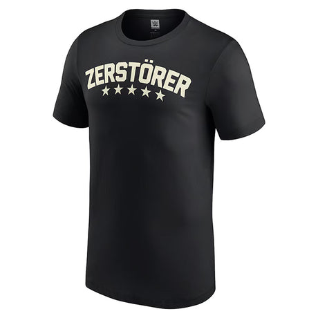 グンターモデル ジョン シナ引退試合 海外取寄 WWE AUTHENTIC Tシャツ ZERSTORER T-SHIRT BLACK