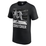 グンターモデル ジョン シナ引退試合 海外取寄 WWE AUTHENTIC Tシャツ ZERSTORER T-SHIRT BLACK