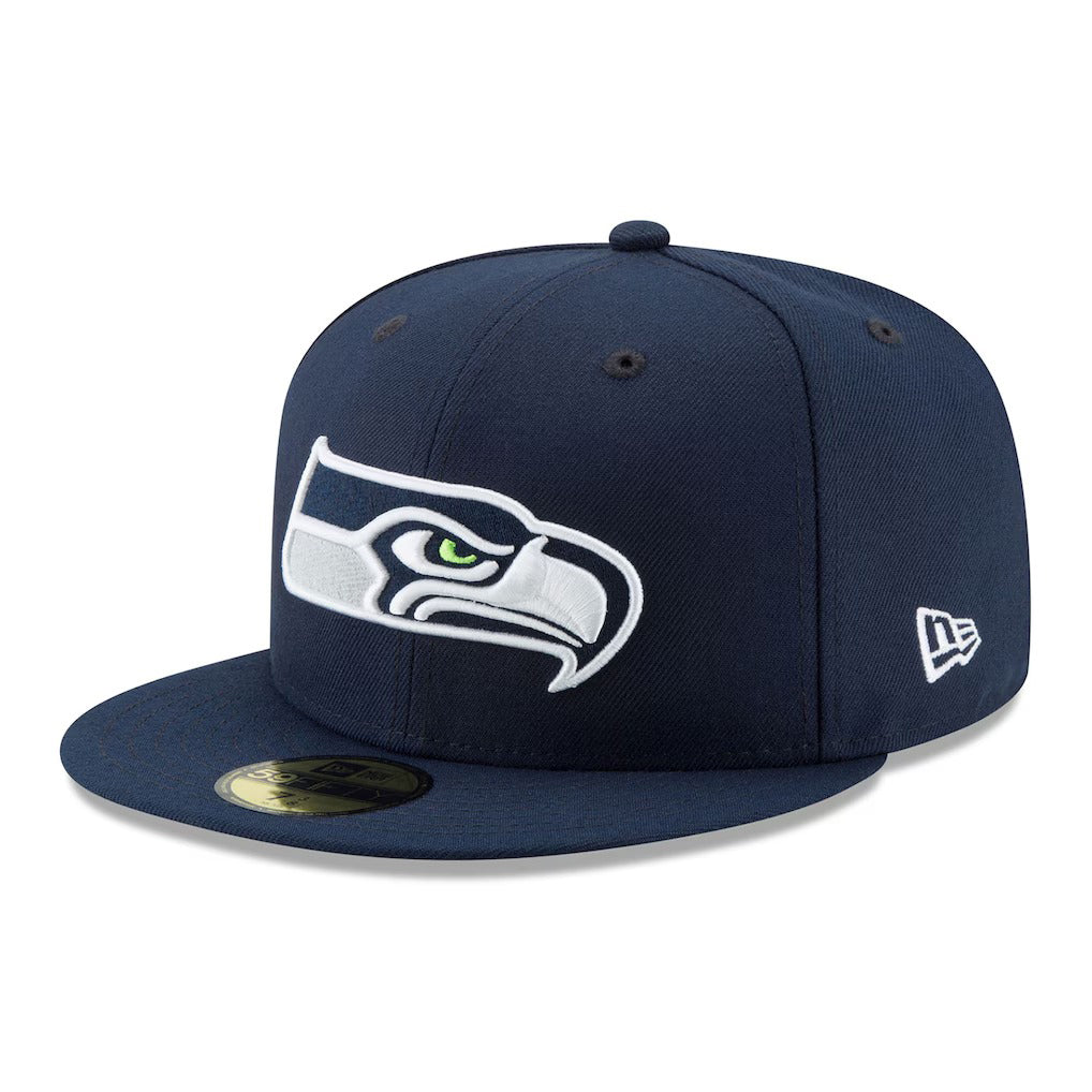 第60回スーパーボウル進出記念 海外取寄 ニューエラ 59FIFTY シアトル シーホークス NFL SUPER BOWL LX FITTED CAP NAVY