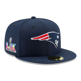 第60回スーパーボウル進出記念 海外取寄 ニューエラ 59FIFTY ニューイングランド ペイトリオッツ NFL SUPER BOWL LX FITTED CAP NAVY