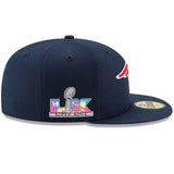 第60回スーパーボウル進出記念 海外取寄 ニューエラ 59FIFTY ニューイングランド ペイトリオッツ NFL SUPER BOWL LX FITTED CAP NAVY