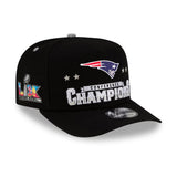 第60回スーパーボウル進出記念 海外取寄 ニューエラ 9FIFTY ニューイングランド ペイトリオッツ NFL AFC CHAMPIONS LOCKER ROOM TROPHY COLLECTION A-FRAME SNAPBACK