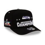 第60回スーパーボウル進出記念 海外取寄 ニューエラ 9FIFTY シアトル シーホークス NFL NFC CHAMPIONS LOCKER ROOM TROPHY COLLECTION A-FRAME SNAPBACK