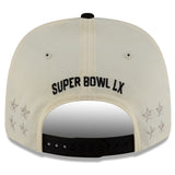 第60回スーパーボウル優勝記念 海外取寄 ニューエラ 9SEVENTY シアトル シーホークス NFL SUPER BOWL LX CHAMPIONS LOCKER ROOM TROPHY COLLECTION SNAPBACK CREAM BLACK