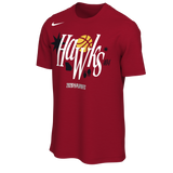 海外取寄 ナイキ Tシャツ アトランタ ホークス 2026 NBA PLAYOFFS MANTRA T-SHIRT RED