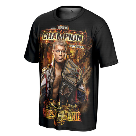 コーディー ローデスモデル 海外取寄 WWE PROSPHER Tシャツ WRESTLEMANIA 42 WINNER T-SHIRT
