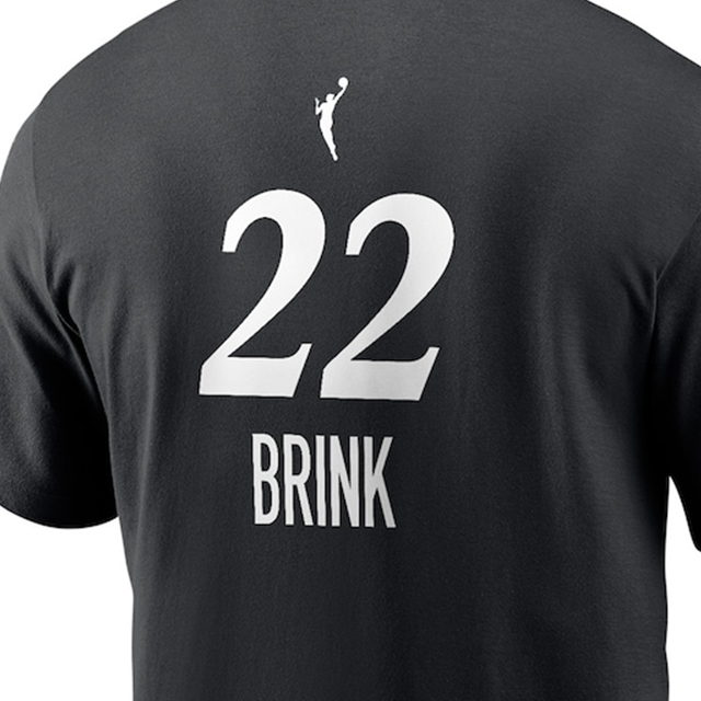 海外取寄 キャメロン・ブリンクモデル ナイキ バスケ ロサンゼルス スパークス WNBA NAME&NUMBER REBEL EDITION T-SHIRT BLACK