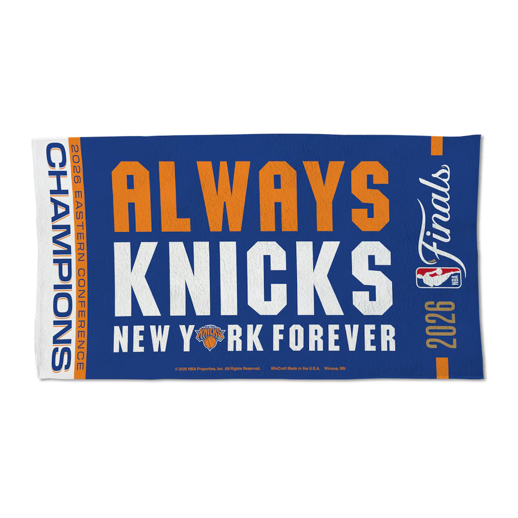 海外取寄 ニューヨーク ニックス 記念タオル WINCRAFT 2026 NBA EASTERN CONFERENCE CHAMPIONS LOCKER ROOM TOWEL