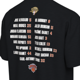 53年振りNBAファイナル優勝 海外取寄 ナイキ Tシャツ ニューヨーク ニックス 2026 NBA FINALS CHAMPIONS ROSTER CLUB T-SHIRT BLACK