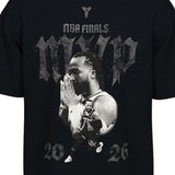 53年振りNBAファイナル優勝 ジェイレン ブランソンモデル 海外取寄 ナイキ Tシャツ ニューヨーク ニックス 2026 NBA FINALS MVP T-SHIRT BLACK