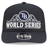ア・リーグ優勝記念ロッカールームモデル 海外取寄 ニューエラキャップ タンパベイ レイズ 9SEVENTY 2026 AMERICAN LEAGUE CHAMPIONS LOCKER ROOM SNAPBACK CAP CHARCOAL