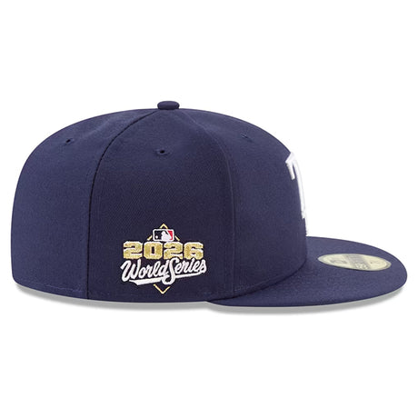 2026 ワールドシリーズモデル 海外取寄 ニューエラ キャップ 59FIFTY タンパベイ レイズ MLB WORLD SERIES AUTHENTIC COLLECTION FITTED CAP NAVY