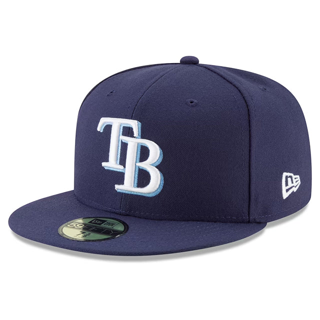 2026 ワールドシリーズモデル 海外取寄 ニューエラ キャップ 59FIFTY タンパベイ レイズ MLB WORLD SERIES AUTHENTIC COLLECTION FITTED CAP NAVY