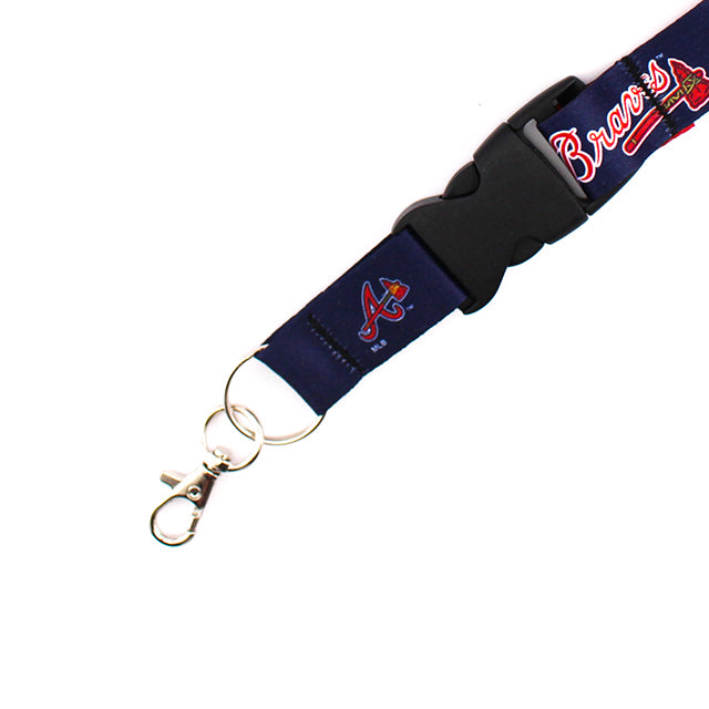ウィンクラフト ランヤード アトランタ ブレーブス MLB LANYARD NAVY RED