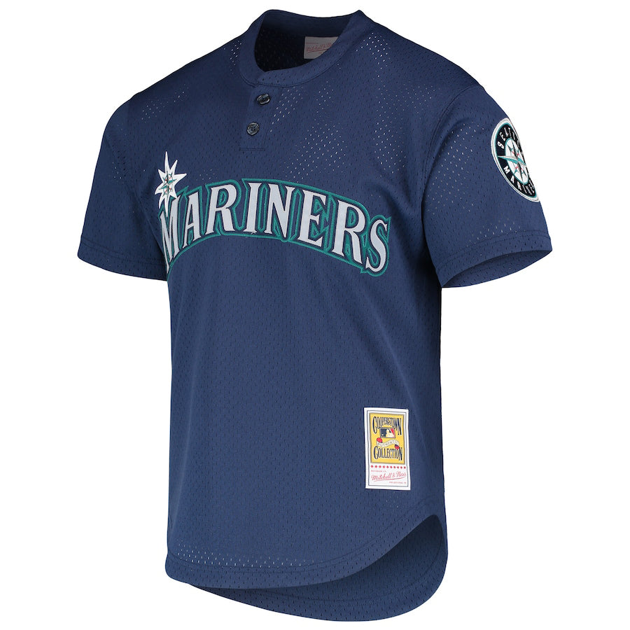 イチローモデル 海外取寄 ミッチェルアンドネス シアトル マリナーズ COOPERSTOWN MESH BATTING PRACTICE JERSEY ROYAL