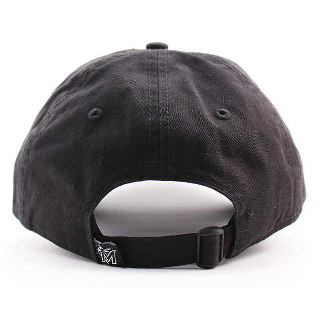 ニューエラ キャップ 9TWENTY ストラップバック マイアミ マーリンズ MLB CAP BLACK