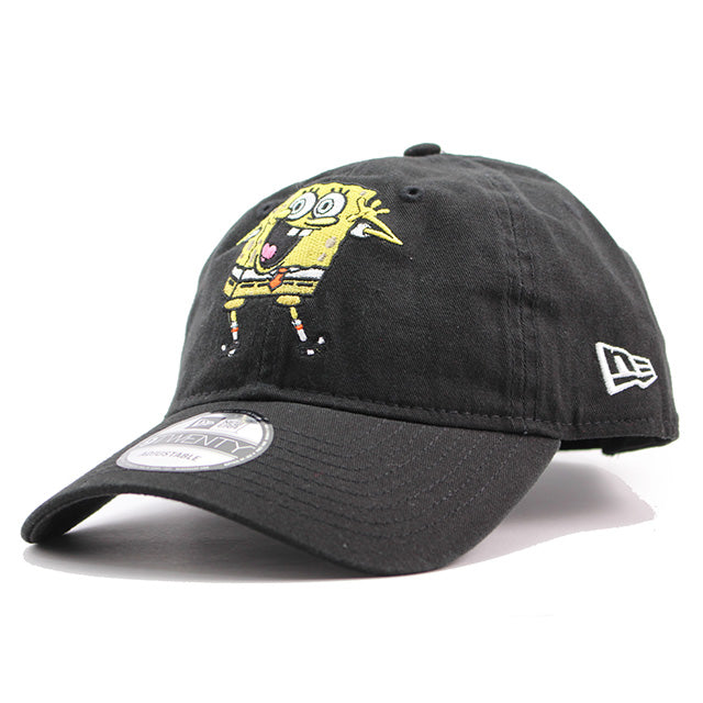 ニューエラ キャップ 9TWENTY ストラップバック スポンジボブ CAP BLACK