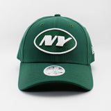女性用 ニューエラ キャップ 9FORTY ストラップバック WOMENS ニューヨーク ジェッツ STRAPBACK CAP GREEN