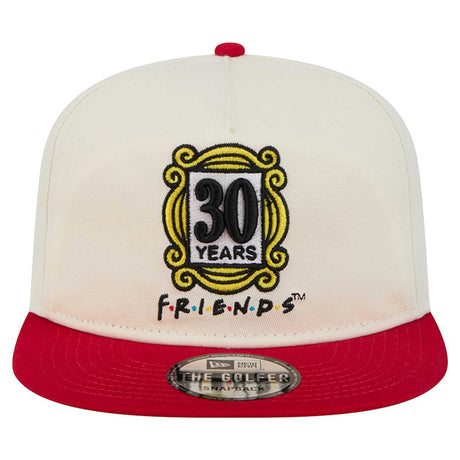 ニューエラ キャップ GOLFER フレンズ 30th ANNIVERSARY SNAPBACK CREAM RED