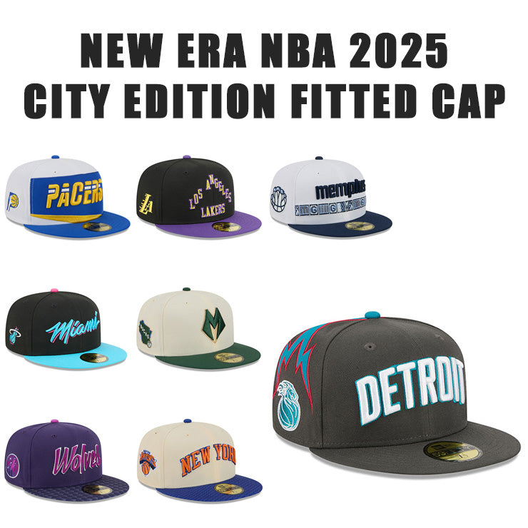 ニューエラ キャップ 59FIFTY 2025 NBA CITY EDITION FITTED CAP NEW ERA