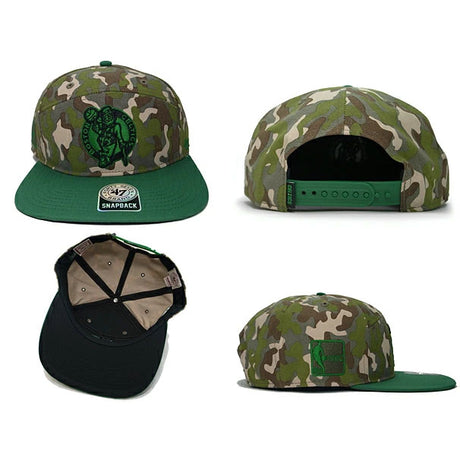 47BRAND ボストン セルティックス スナップバック CHENY CAMPER SNAPBACK WOODLAND CAMO-GREEN