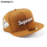 SUPREME ニューエラ キャップ 59FIFTY MONEY BOX LOGO FITTED CAP BROWN SIZE 8(約63.5cm)