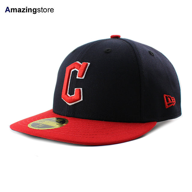 ニューエラ キャップ 59FIFTY クリーブランド ガーディアンズ MLB ON-FIELD AUTHENTIC HOME LC LOW-CROWN FITTED CAP LP NAVY RED CLEVELAND GUARDIANS