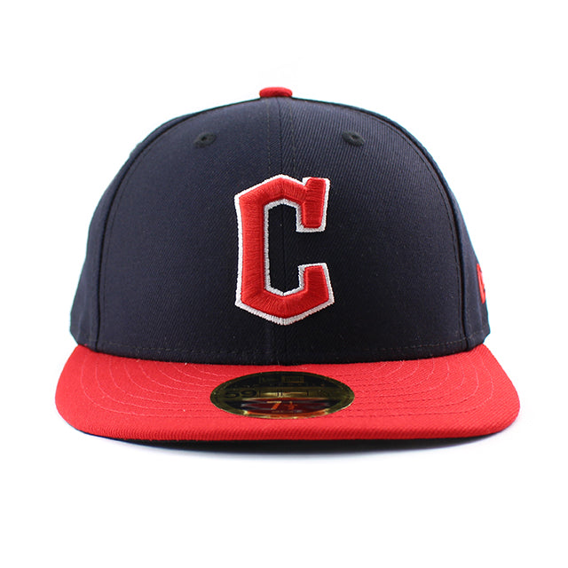 ニューエラ キャップ 59FIFTY クリーブランド ガーディアンズ MLB ON-FIELD AUTHENTIC HOME LC LOW-CROWN FITTED CAP LP NAVY RED CLEVELAND GUARDIANS