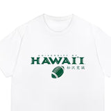 松澤寛政モデル 海外取寄 ハワイ レインボーウォリアーズ SPORTS SHERSEY T-SHIRT WHITE