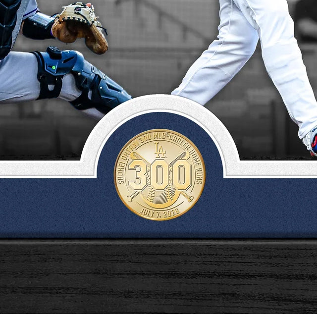 大谷翔平 MLB通算300本塁打記念限定モデル 海外取寄 額入りコラージュフレーム ロサンゼルス ドジャース