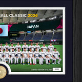 海外取寄 WBC 日本代表 額入りコラージュフレーム 2026 WORLD BASEBALL CLASSIC