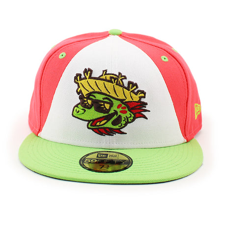 ニューエラ キャップ 59FIFTY ハリスバーグ セネターズ  MILB COPA DE LA DIVERSION FITTED CAP WHITE-RED-LIME  NEW ERA HARRISBURG SENATORS