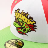 ニューエラ キャップ 59FIFTY ハリスバーグ セネターズ  MILB COPA DE LA DIVERSION FITTED CAP WHITE-RED-LIME  NEW ERA HARRISBURG SENATORS