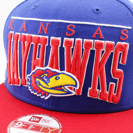 ニューエラ キャップ 9FIFTY カンザス ジェイホークス NCAA LE-ARCH SNAPBACK CAP