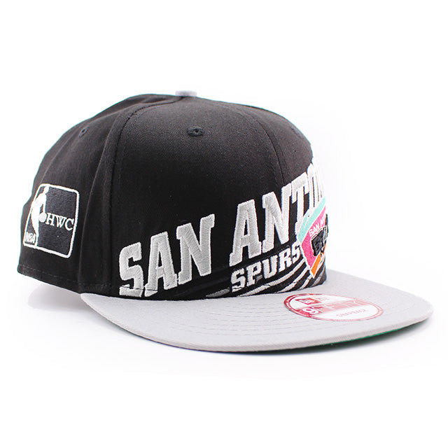 ニューエラ キャップ 9FIFTY サンアントニオ スパーズ NBA HW STILL ANGLIN SNAPBACK CAP BLACK GREY