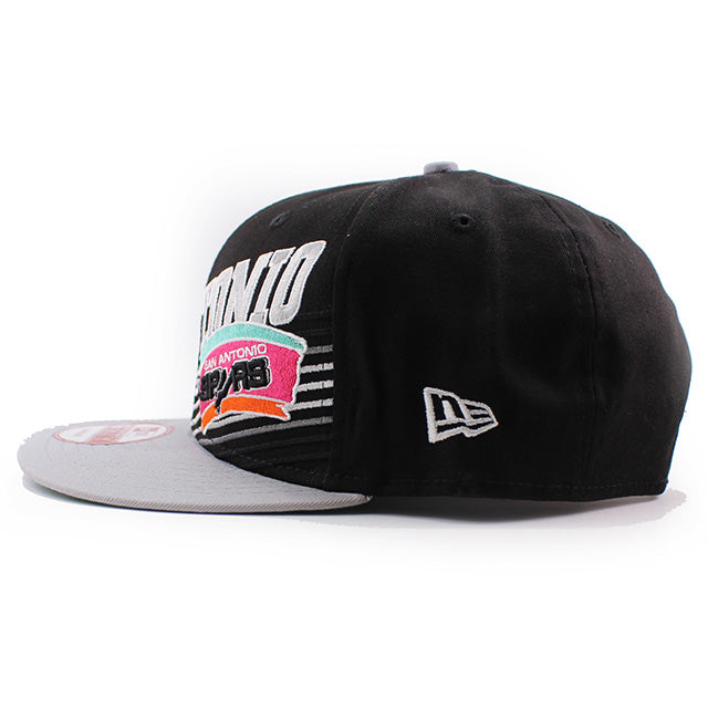 ニューエラ キャップ 9FIFTY サンアントニオ スパーズ NBA HW STILL ANGLIN SNAPBACK CAP BLACK GREY