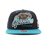 47ブランド スナップバック キャップ バンクーバー グリズリーズ NBA TRICKY LOU SNAPBACK CAP BLACK-TEAL