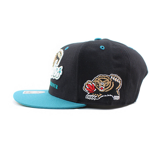 47ブランド スナップバック キャップ バンクーバー グリズリーズ NBA TRICKY LOU SNAPBACK CAP BLACK-TEAL