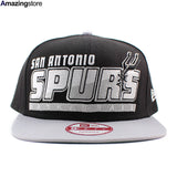 ニューエラ キャップ 9FIFTY サンアントニオ スパーズ NBA SLICE-N-DICE SNAPBACK CAP BLACK GREY