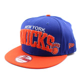ニューエラ キャップ 9FIFTY ニューヨーク ニックス NBA CHENILLE ARCH SNAPBACK CAP ROYAL ORANGE